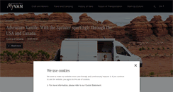 Desktop Screenshot of myvan.com