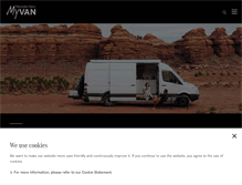 Tablet Screenshot of myvan.com
